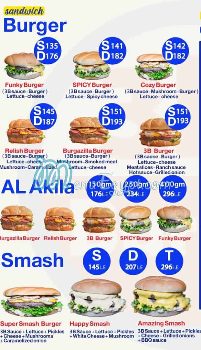 3B Burger menu 1
