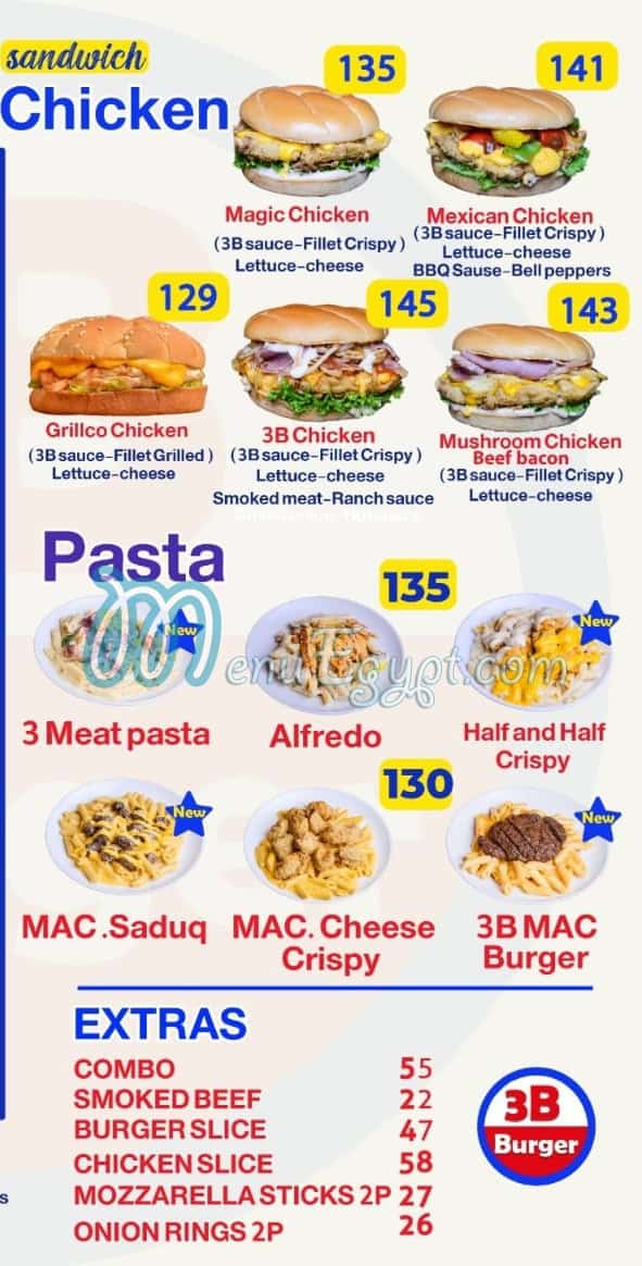 3B Burger menu 2