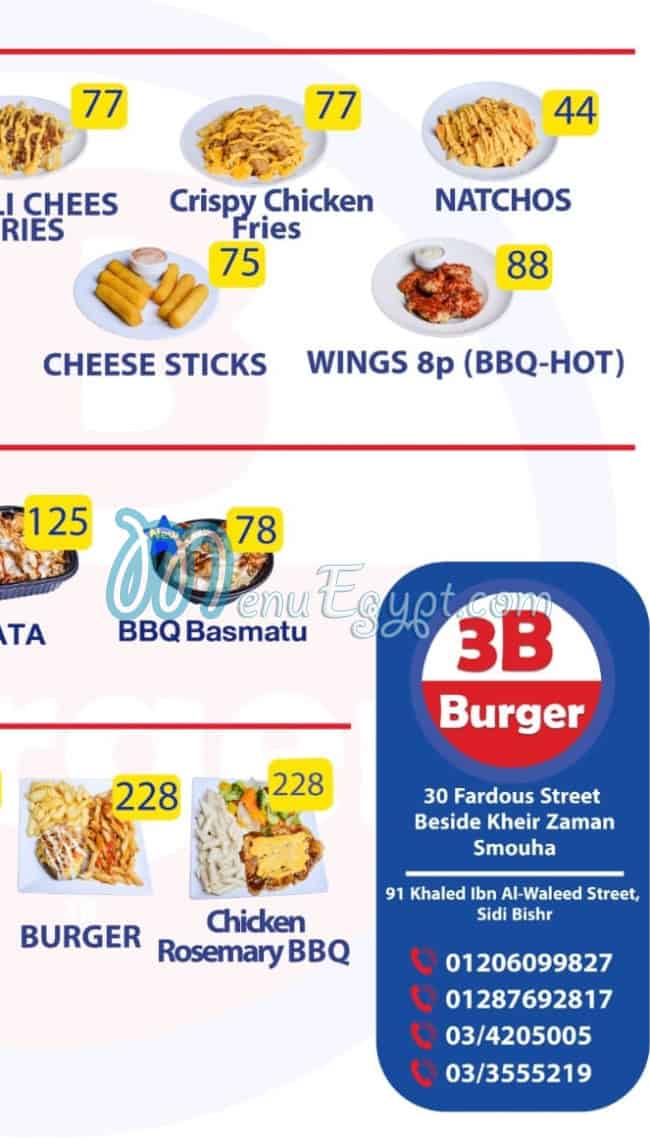 3B Burger menu 4