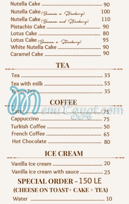 Sponge cake menu 4