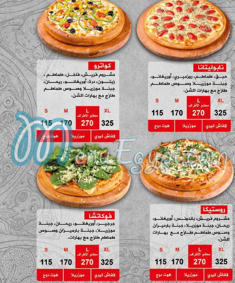 Action Pizza menu 18