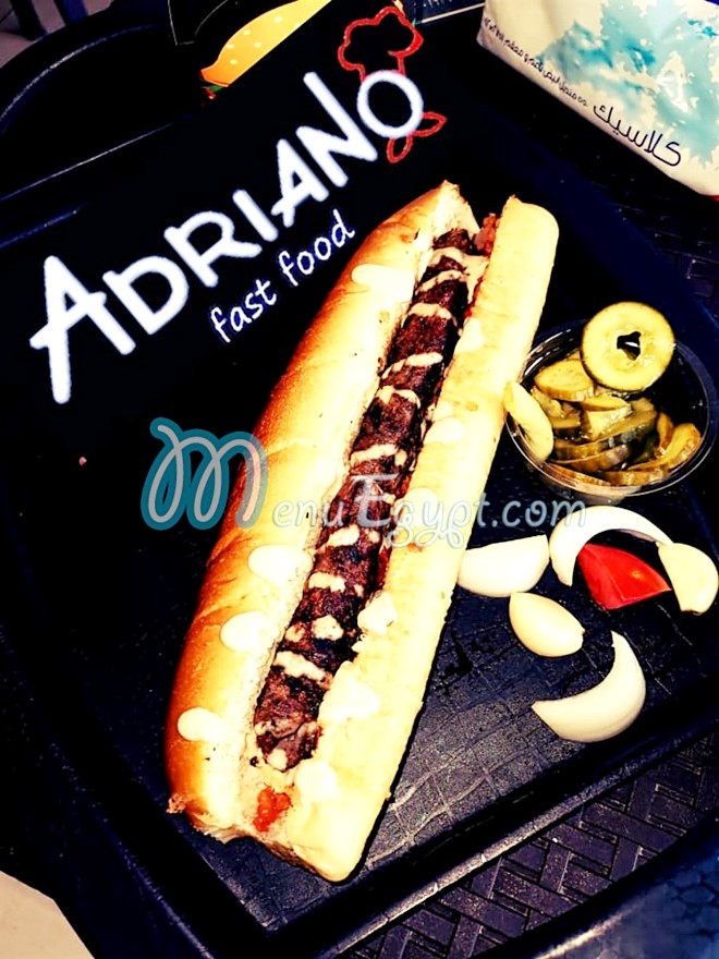 Adriano fast food menu 13