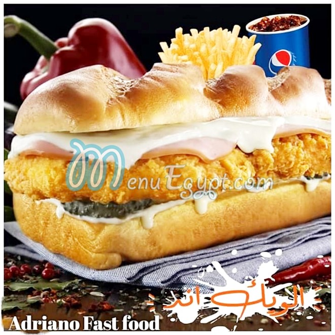 Adriano fast food menu 6