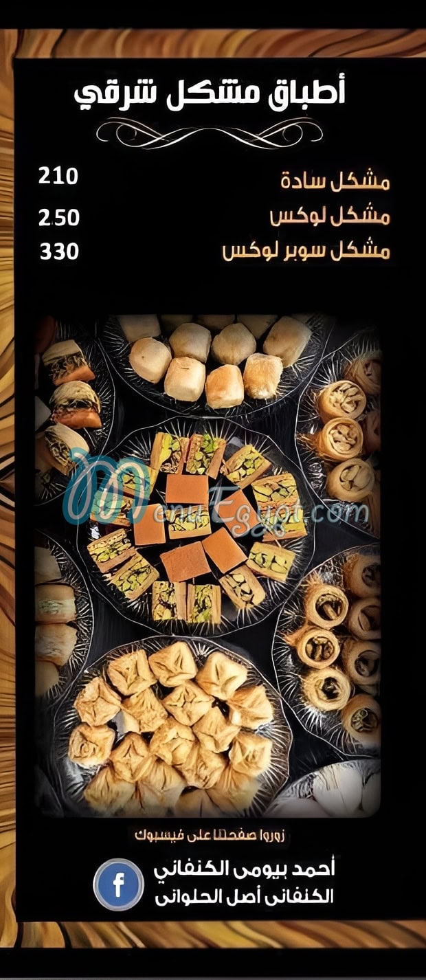 Ahmed Bayomy El Kanafany menu 5