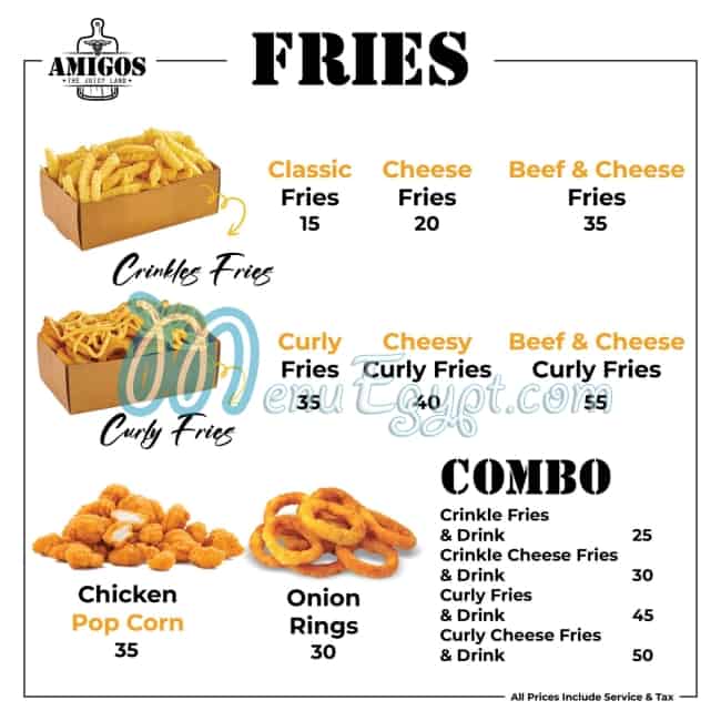 Amigos menu 6