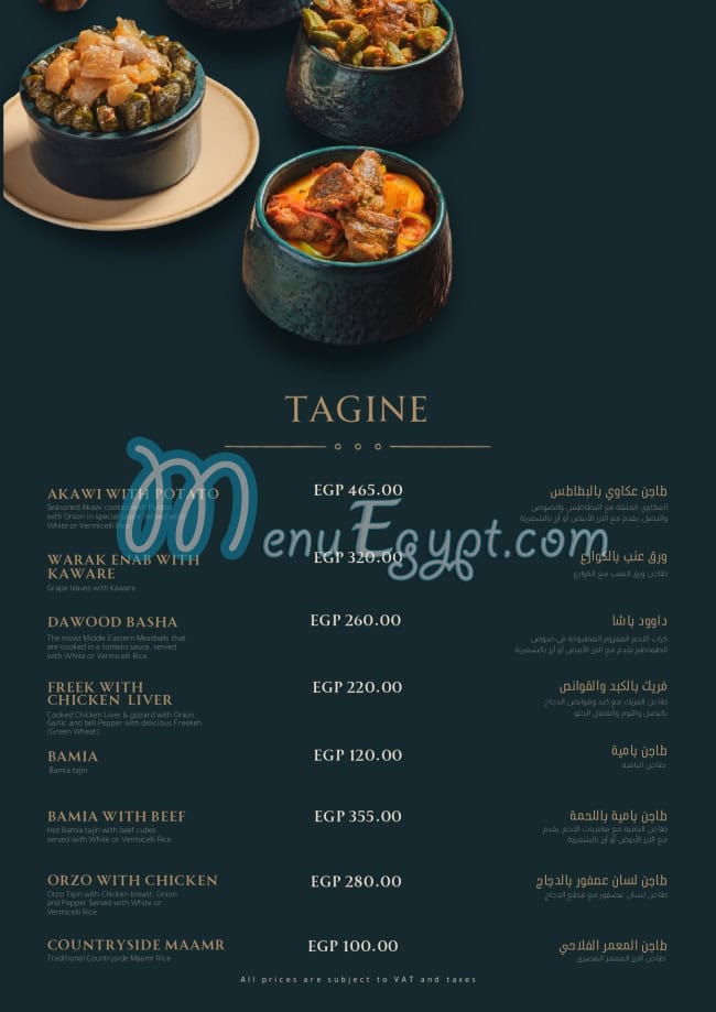 Aziz Eg fusion menu 9