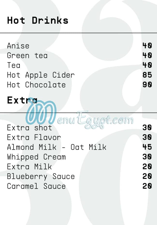 Bake Boss Cafe menu 1