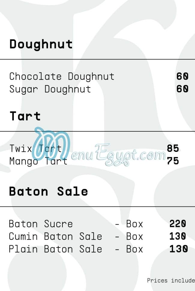 Bake Boss Cafe menu 9