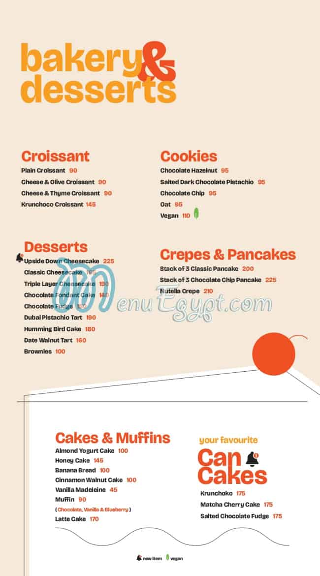 Beano's Cafe Cafe menu 8