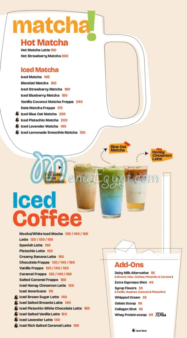Beano's Cafe Cafe menu 9