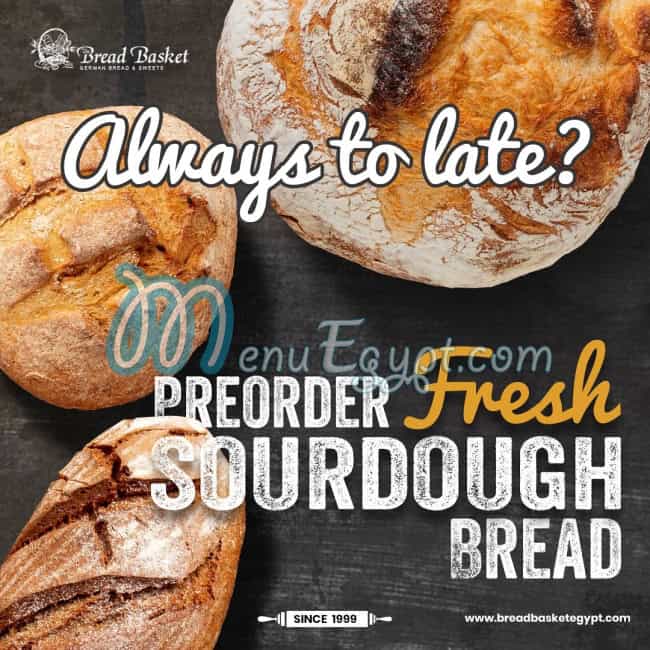 Bread Basket menu 1