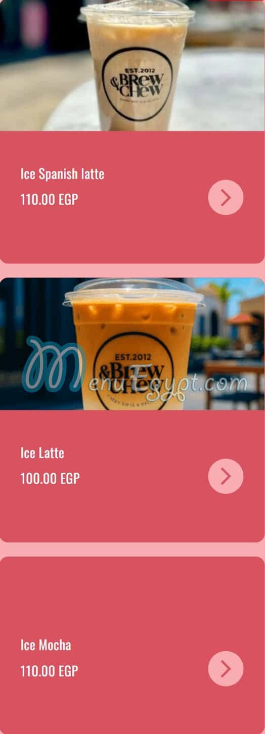 Brew and chew Cafe menu 8