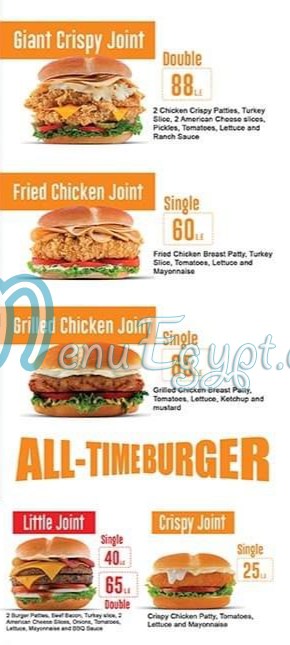 Burger Joint menu 4