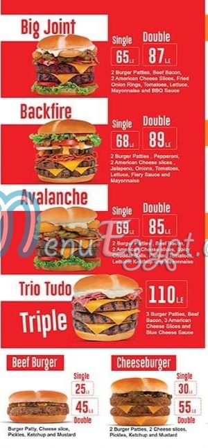Burger Joint menu 5