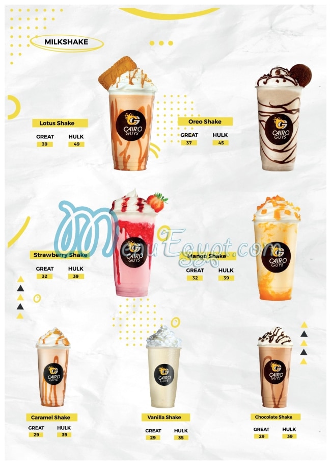 Cairo Guys menu 9