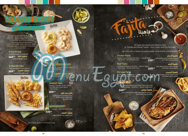 Carlito Cafe menu 7
