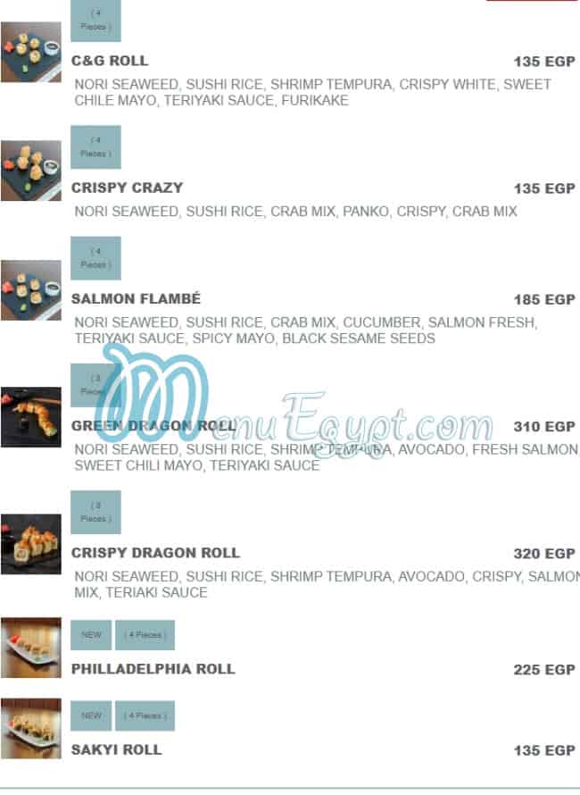 Casper&Gambinis menu 10