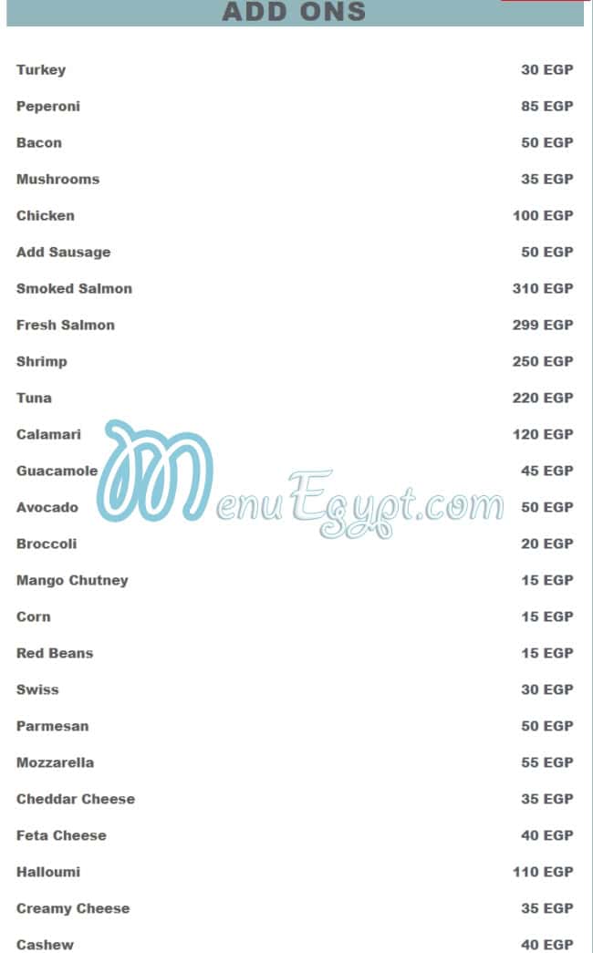 Casper&Gambinis menu 11