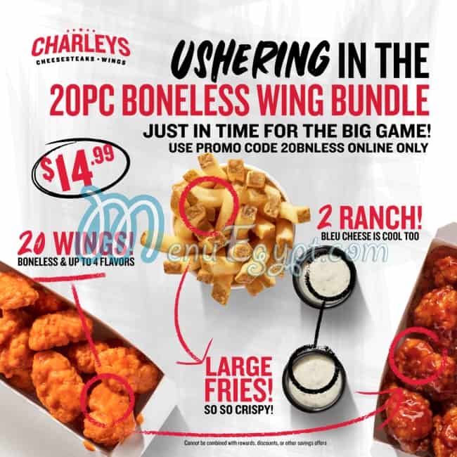 Charleys Philly Steak menu 1