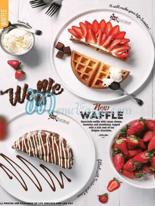 Chocolate Bar menu 13