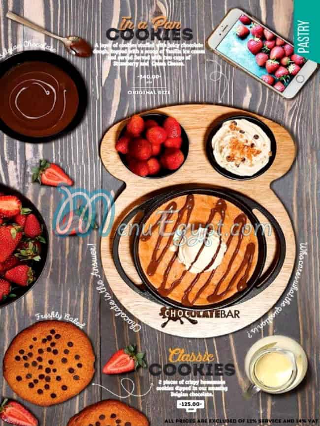 Chocolate Bar menu 16