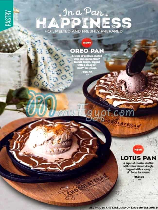 Chocolate Bar menu 20