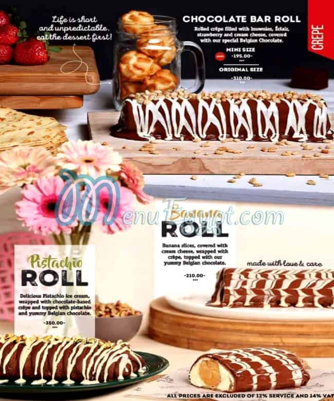 Chocolate Bar menu 4