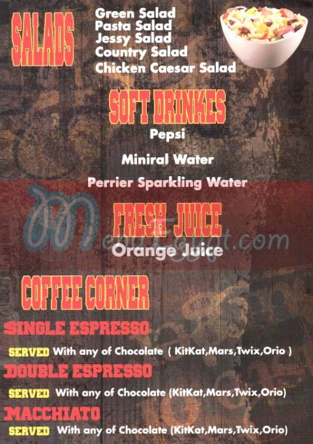 Country Burger menu 4