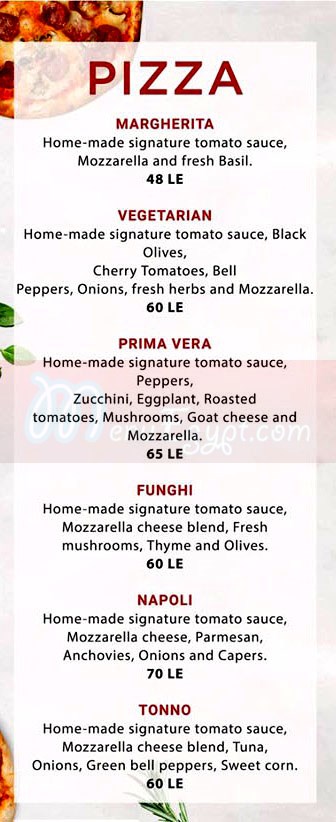منيو كراست بيتزا صفحة 5 - الأسعار