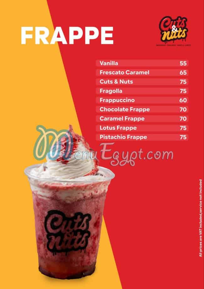 Cuts & Nuts menu 12