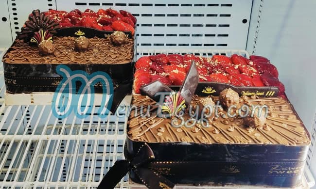 Delivery Sweet menu 3