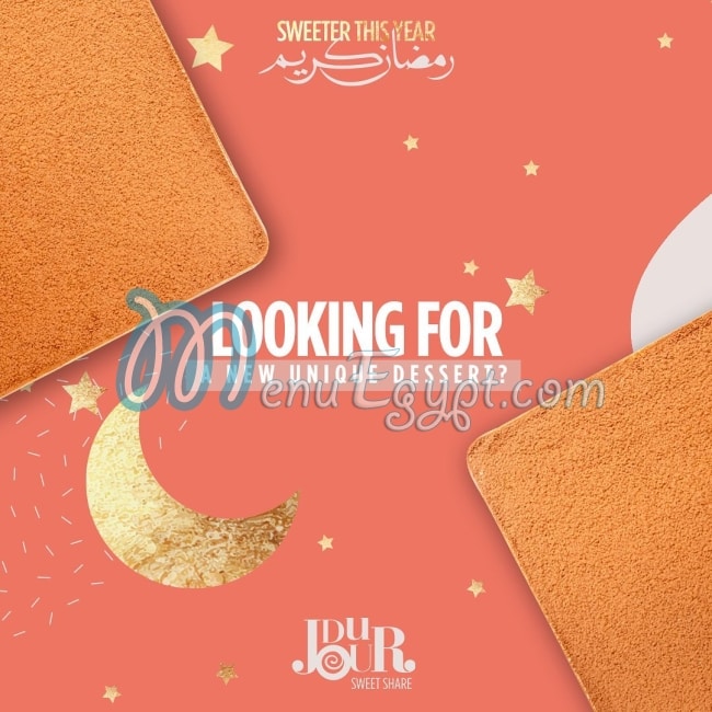 Dessert Du Jour menu 2