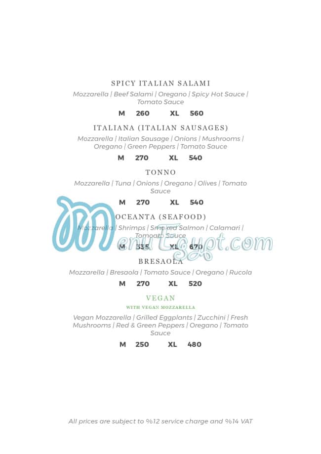 Divino Pizzeria menu 6