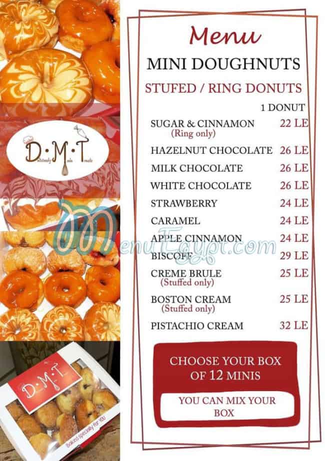 DMT Bakery menu 3