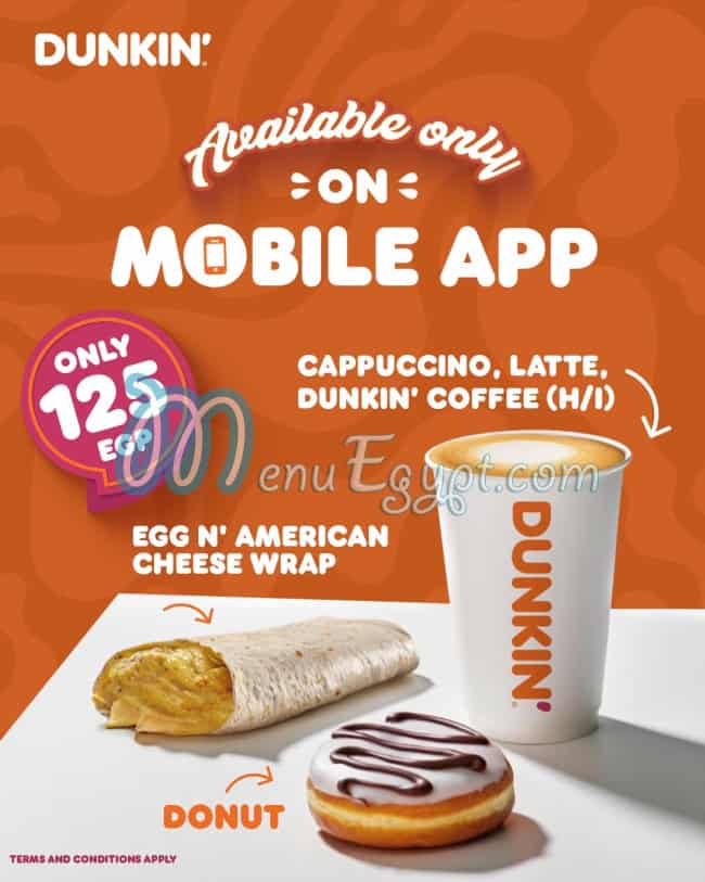 Dunkin menu 2