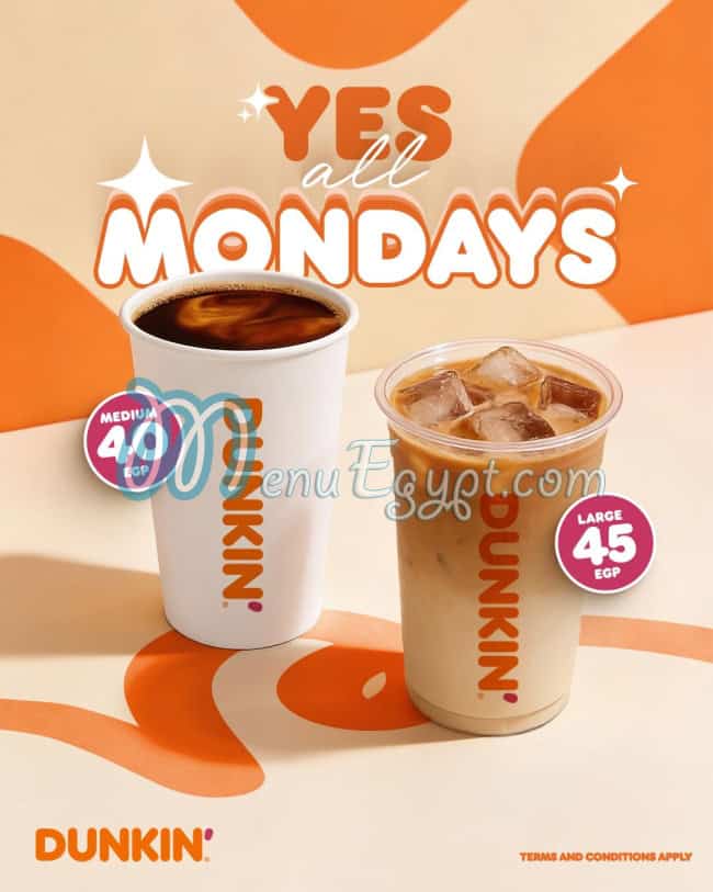 Dunkin menu 3