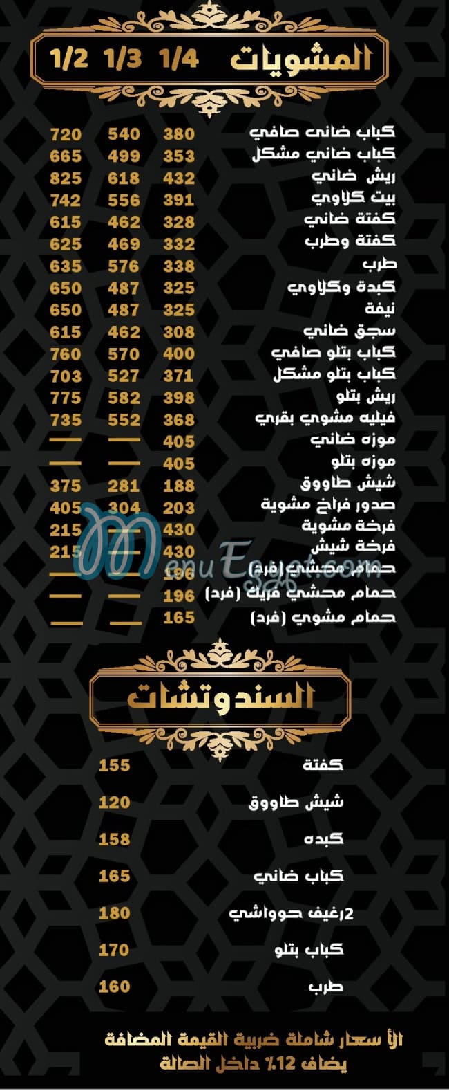 El Menoufy El Kababgy menu 1