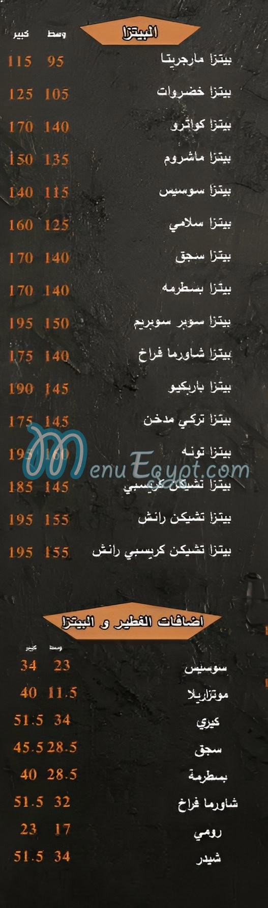 منيو الشبراوى صفحة 7 - الأسعار