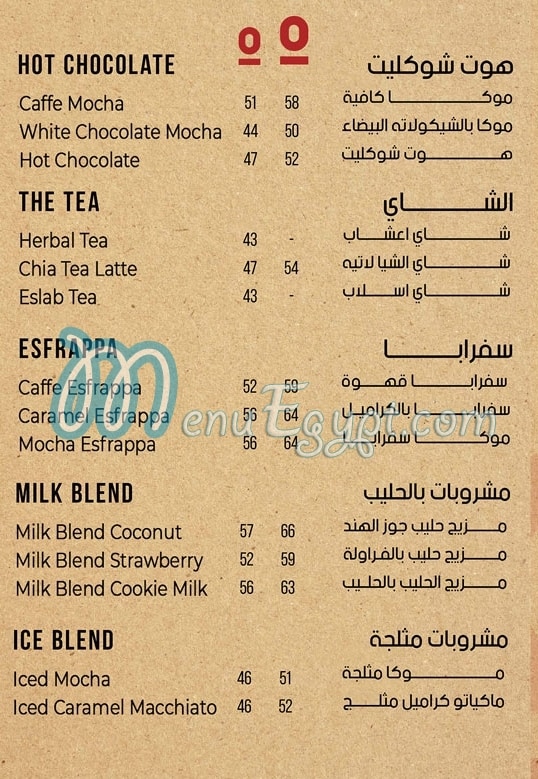 Espresso lab menu 2