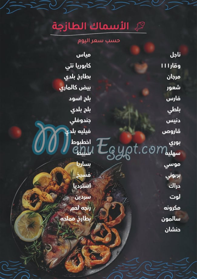 Fares menu 5