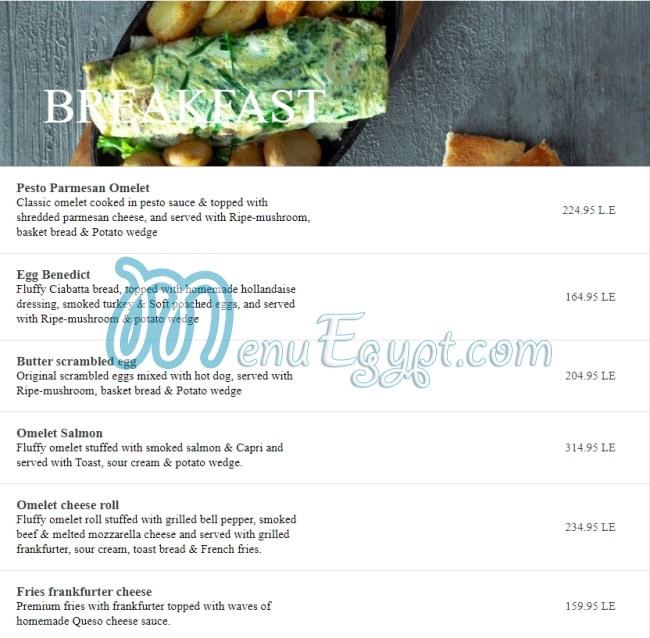 Favilla Lounge menu 1