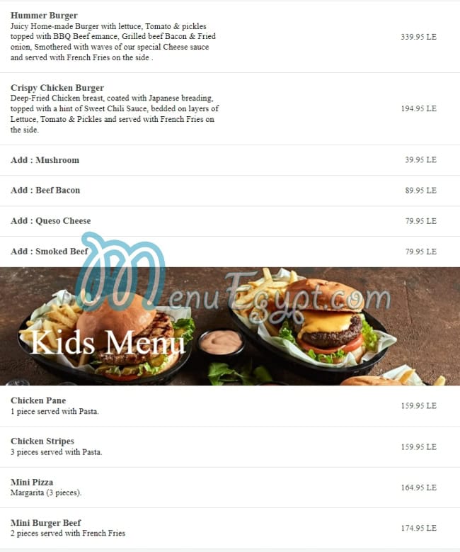 Favilla Lounge menu 12