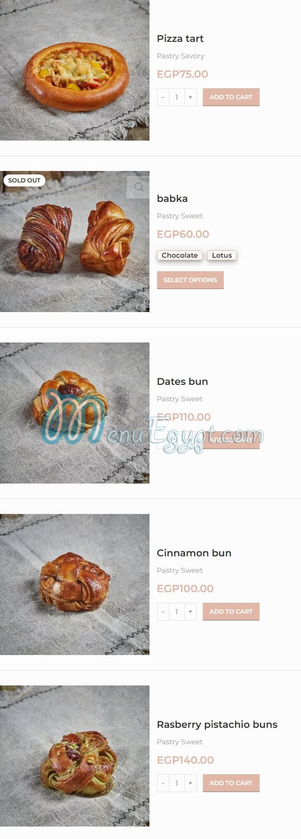 fornalia Food products menu 12