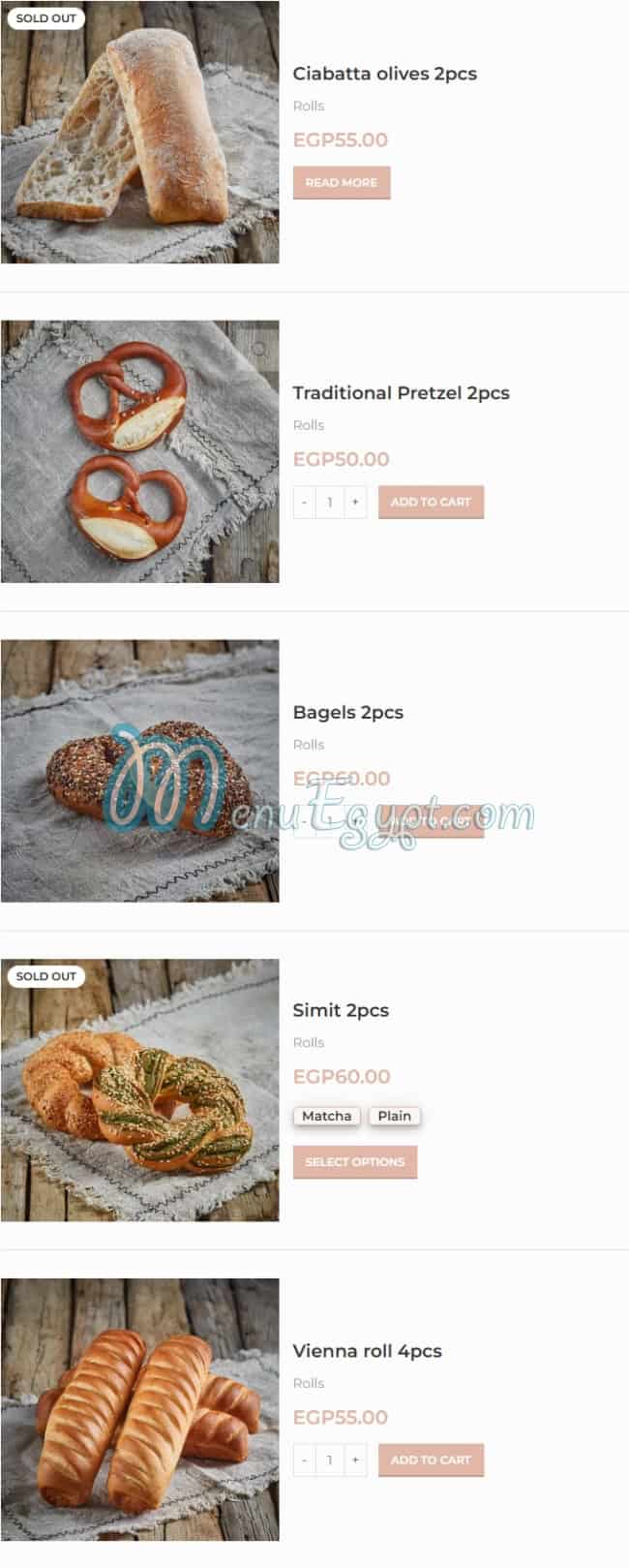 fornalia Food products menu 3