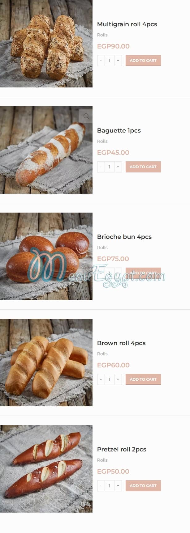 fornalia Food products menu 4