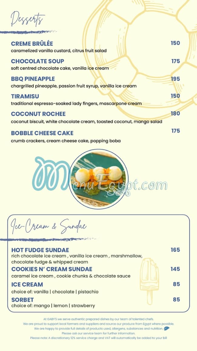 Gabys menu 11