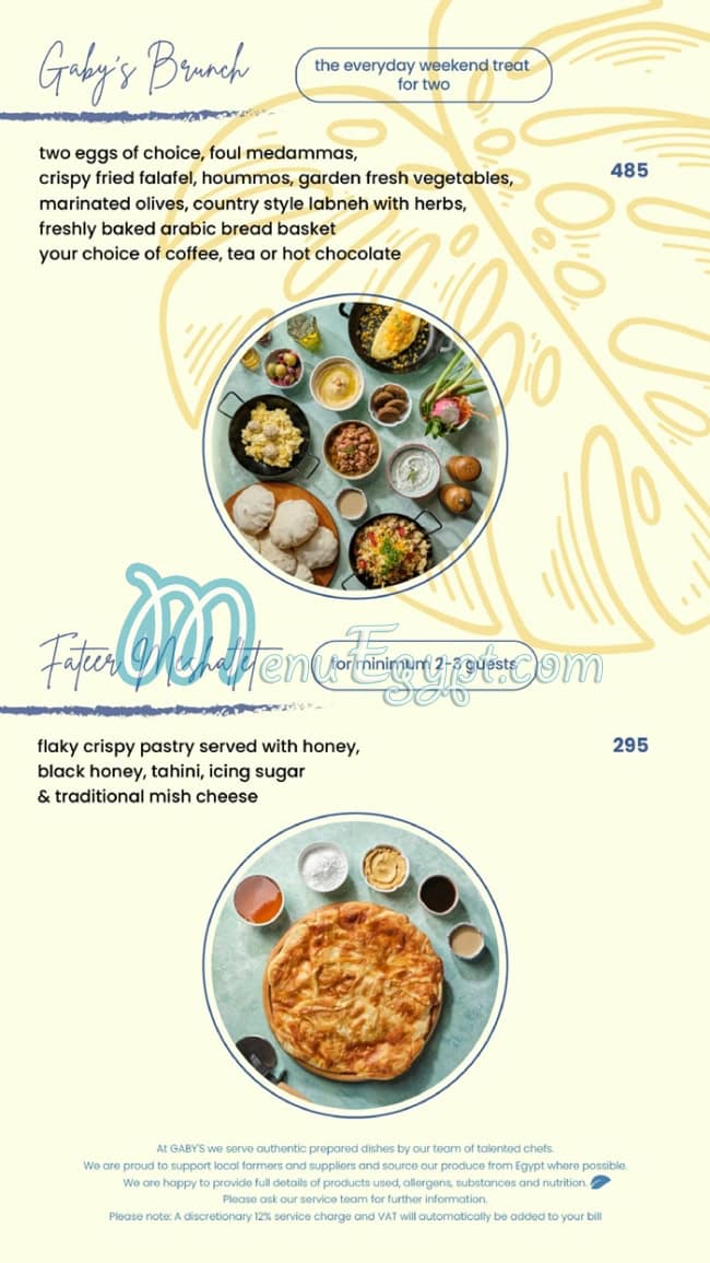 Gabys menu 2