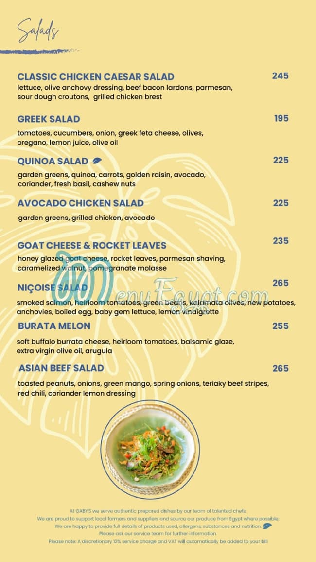 Gabys menu 4