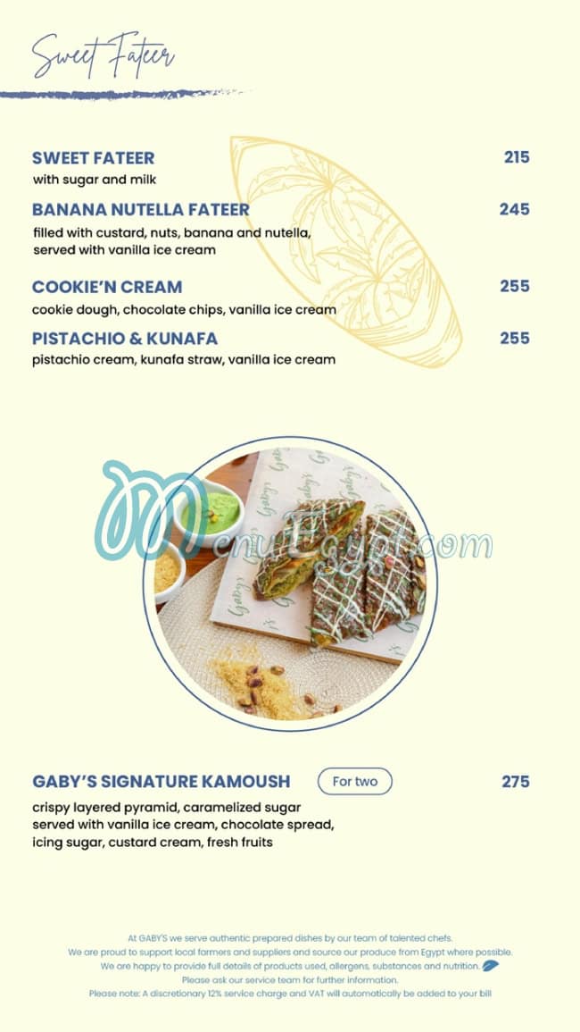 Gabys menu 6