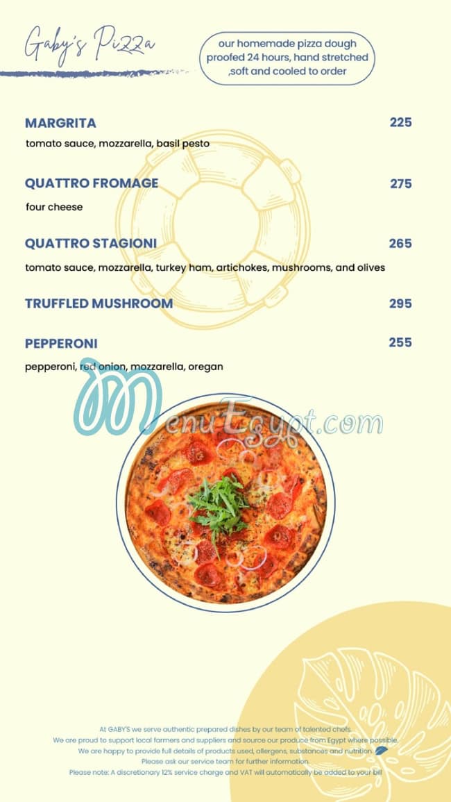 Gabys menu 7